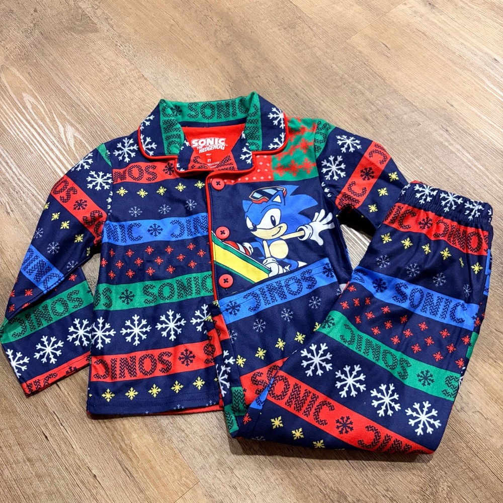 NEW Sonic Kids Pajamas Sizes 2T 4T 4